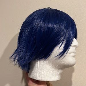 New Synthetic Blue Sexy gothic Short Wig